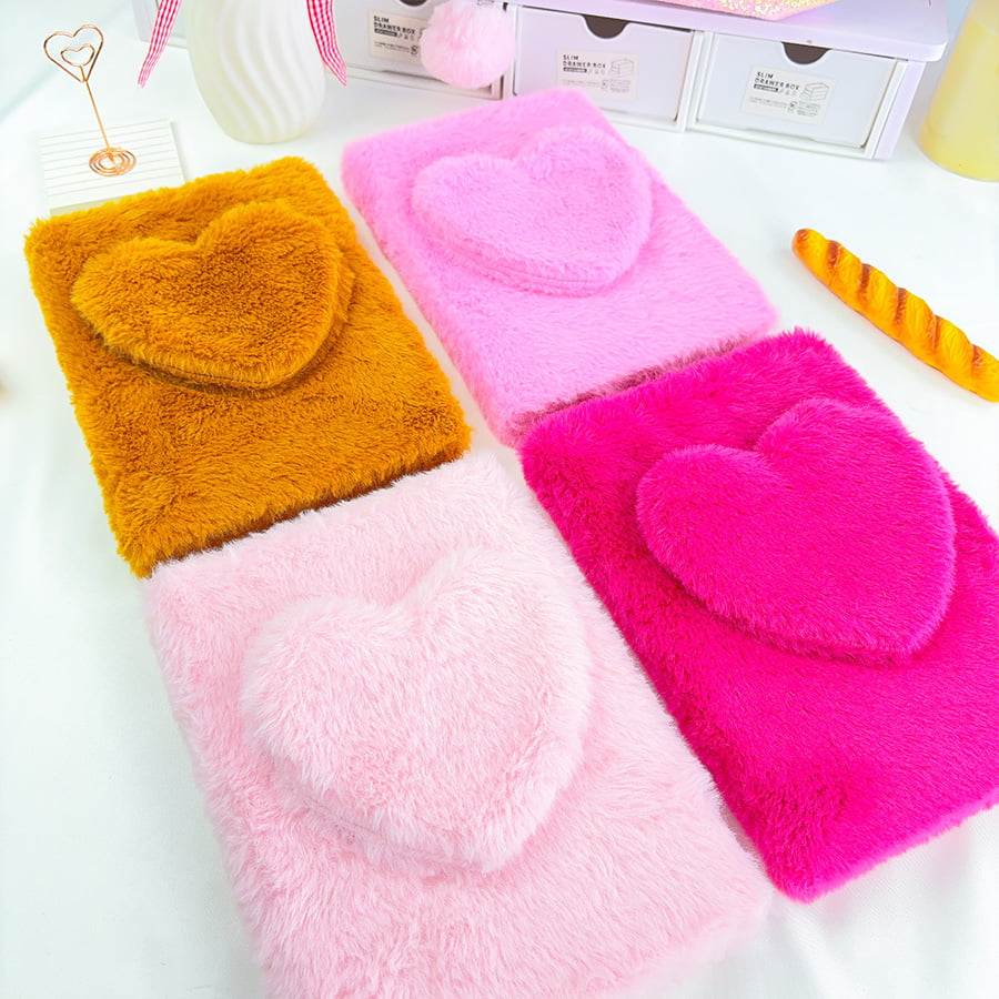A5 Cute Love Diary Plush Notebook A5 Cute Love Diary Plush Notebook