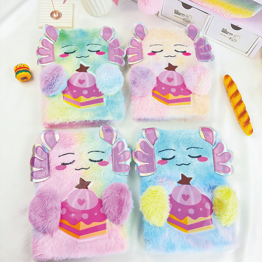 A5 Cute Monster Diary Plush Notebook A5 Cute Monster Diary Plush Notebook