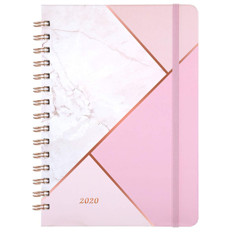 2020 Hardcover A5 Spiral Paper Note Book Diary